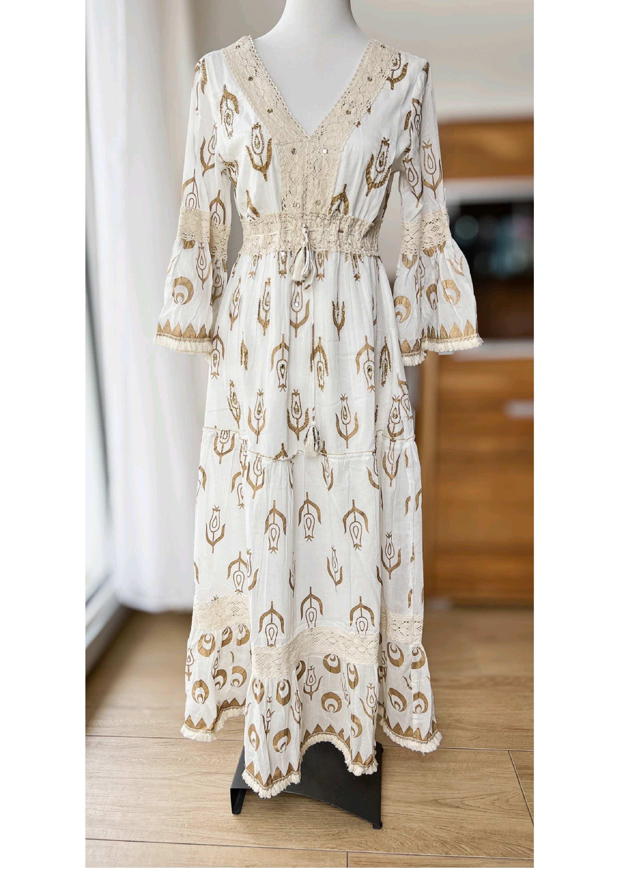 slim fit dress slacks A-Line Lace Boho Wedding Dress with Batwing Sleeves main image 0